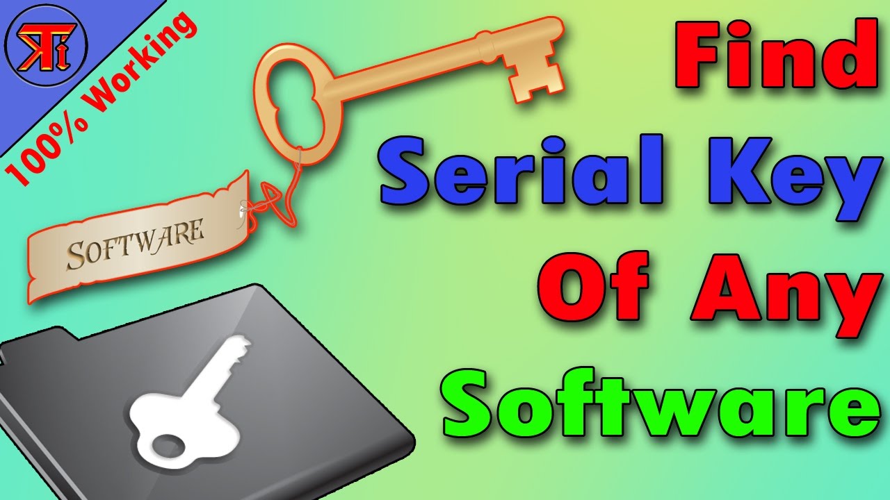 How to find software key